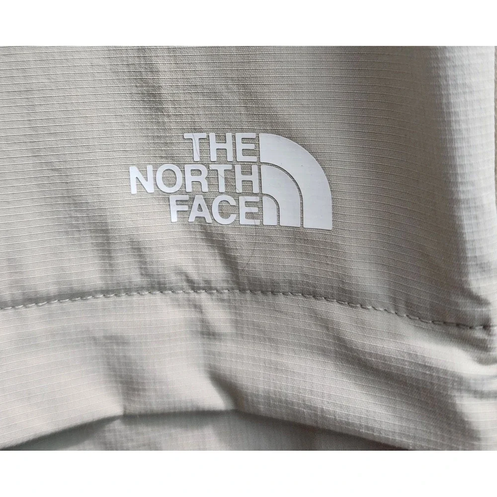The North‎ Face Mens Convertible Hiking Pants Khaki Ripstop Zip Off Shorts 38x32